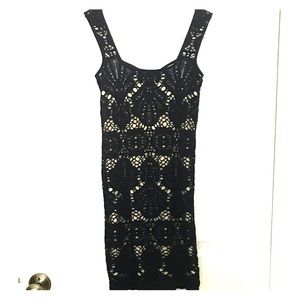 Free People Stretchy Lace Mini Dress